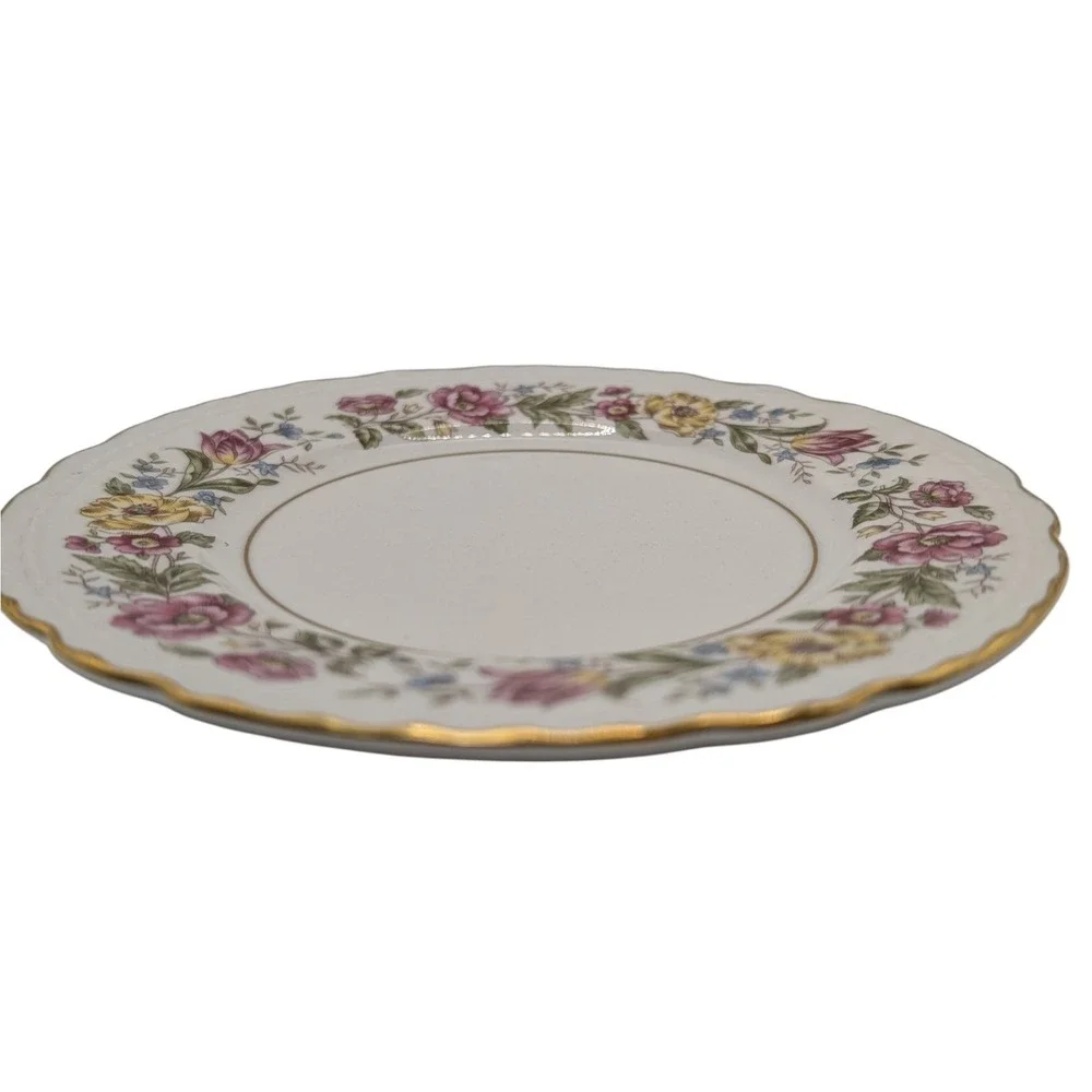 Vintage Royal Jackson Bread Plate Lady Mayfair Vogue Ceramic Scalloped Edge